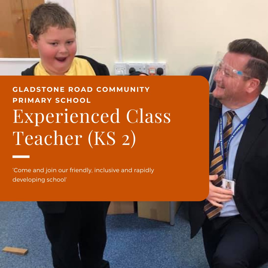 NYESResourcing's tweet photo. Class Teacher (#KS2) @GladstoneRPS
‘Come and join our friendly, inclusive and rapidly developing school’
We have so much to offer your #CPD
For more info: https://t.co/5SJuMobEZA
#teamgladstone #teachyorkscoast #scarborough #primaryschool #whitby #filey - @CoastOA https://t.co/Hu57CHMYIn