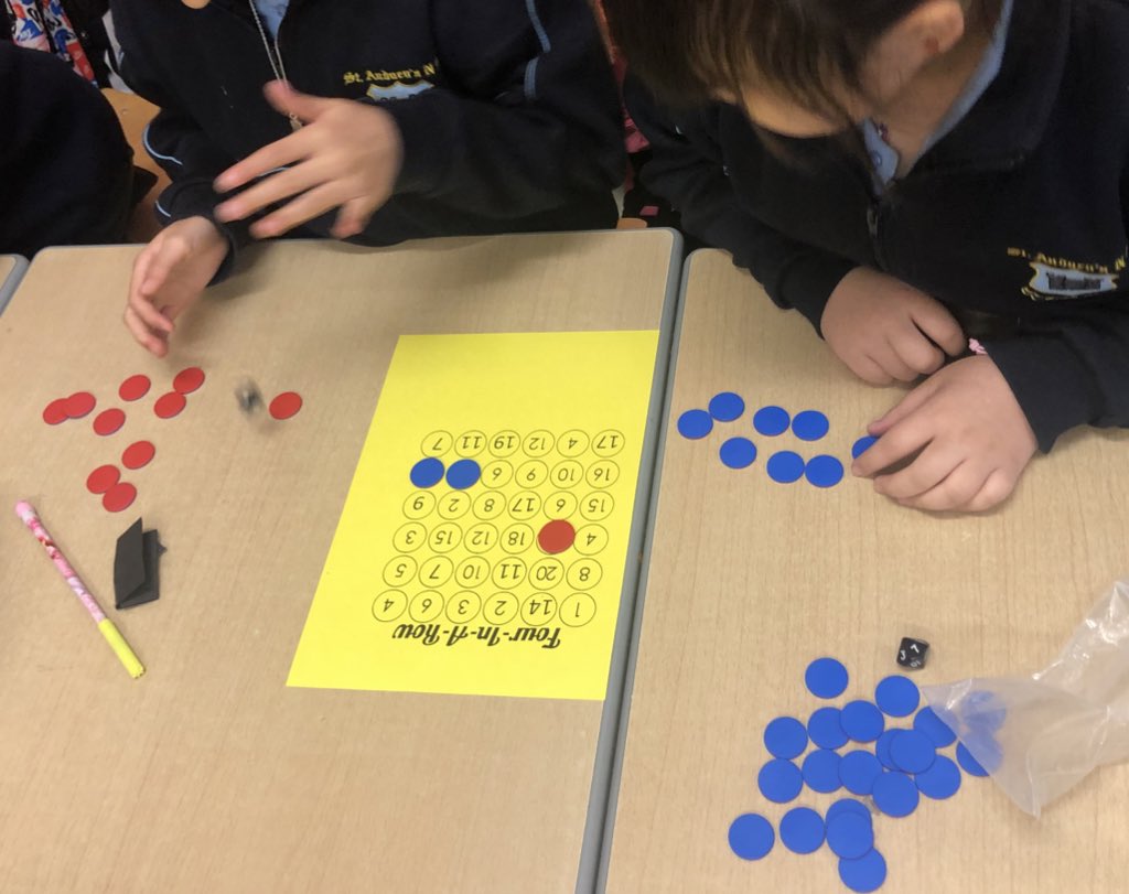 StAudoenStudent's tweet photo. Today Room 8 finished #MathsWeek2020 with their favourite game, Four In a Row! https://t.co/XE6HxqqGtp
