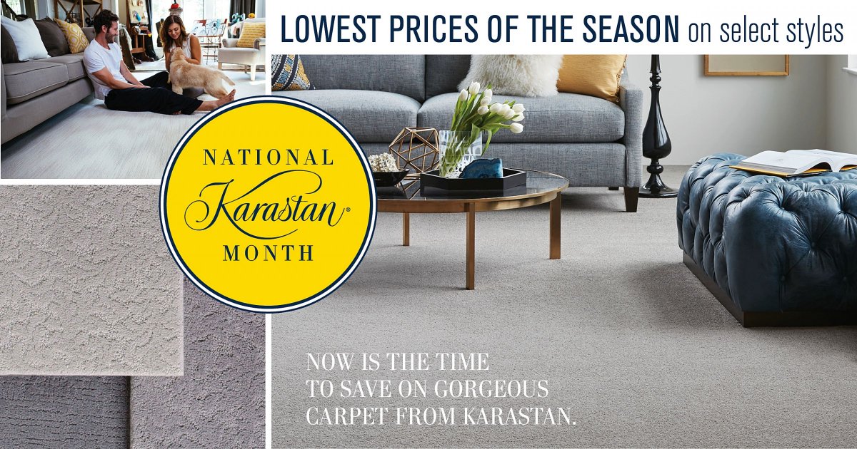 FGIPinehurst's tweet photo. National Karastan Month is HERE! Now is the time to save on gorgeous KARASTAN CARPET! Sale ends November 4th, so check out our website and hurry in today! #flooring #karastan #carpet #sale https://t.co/tJ6O4RTELo