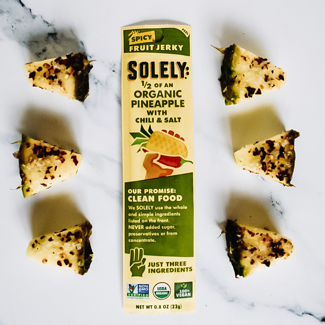solelyfruit's tweet photo. Who else loves sweet and spicy?
.
.
.
.
#solelyfruitjerky #wholefood #spicypineapple #fruitsnacks #healthysnacks #goodcleanfood #healthfoodjunkie #foodtrends #cleanfoods #cleanfoodshare https://t.co/EnI4mCgtb8