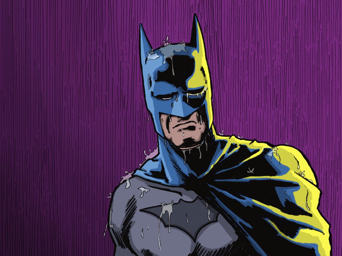 UpstartThunder's tweet photo. A late day 14: Damp for Batober 2020

This is based off a panel of Captain Britain by Alan Davis. One of my favourites.
#batober2020 #batober #batman #damp #batmanart #itsnotpoop #thebatman https://t.co/5Wd6n7xmhl