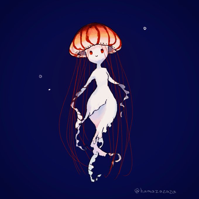 クラゲ娘のtwitterイラスト検索結果