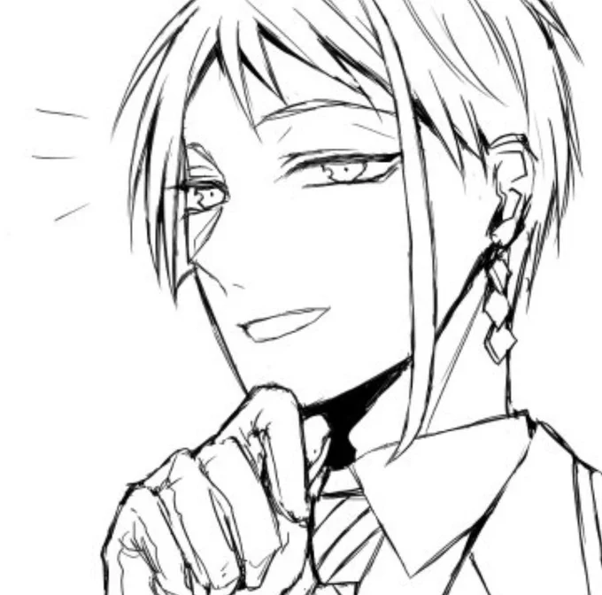 ジェとフロのパッツンが好きなのにいつもそれぞれパッツンと逆向きで描いちゃう!( ◜ᴗ◝ )
そして下描き終盤で気付く(遅) 