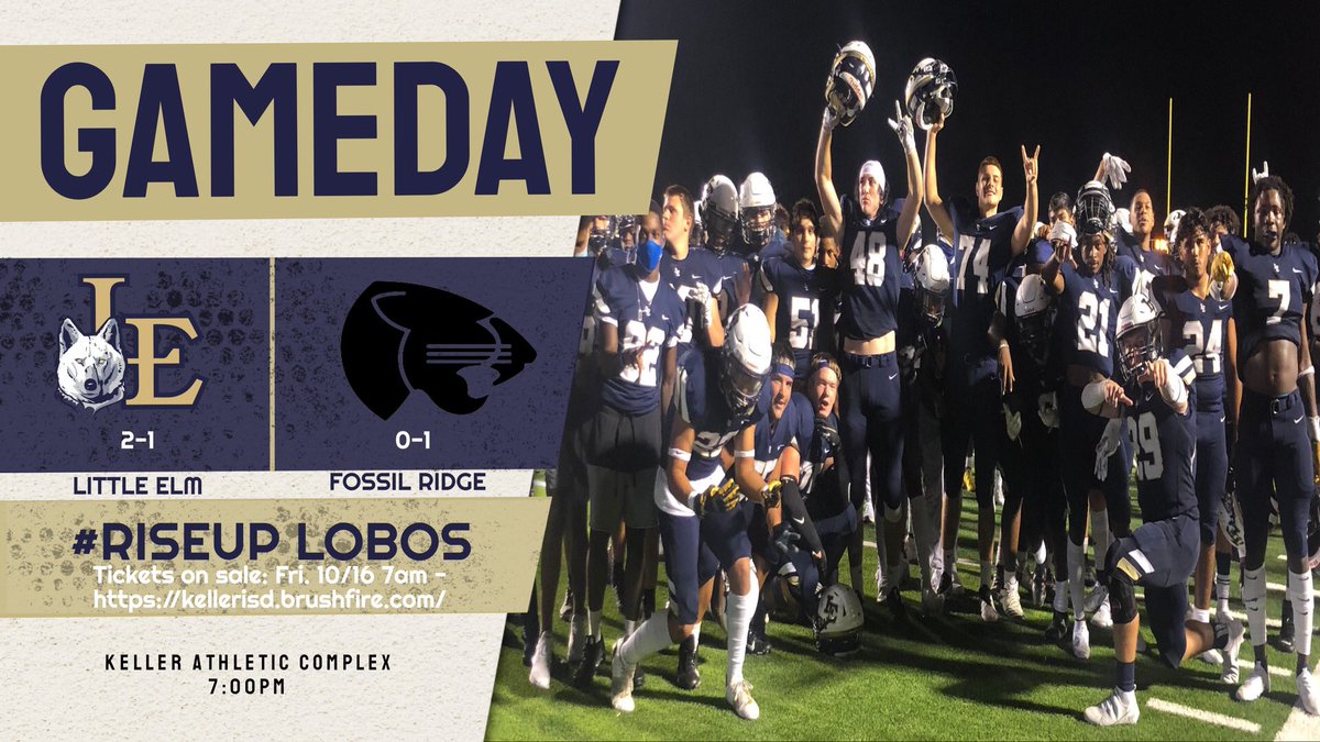 LEISD Athletics (@leisdathletics) on Twitter photo 🏈Good luck LEHS VAR football tonight vs Fossil Ridge @ Keller Athletic Complex! Tickets at kellerisd.brushfire.com/frhs-fb/475756 <a href="/LELobosFootball/">The Elm Football</a> <a href="/leisd/">Little Elm ISD</a> <a href="/LittleElmHS/">Little Elm HS</a> <a href="/LEBoosterClub/">LE Exec Booster Club</a> 🏈Good luck LEHS VAR football tonight vs Fossil Ridge @ Keller Athletic Complex! Tickets at kellerisd.brushfire.com/frhs-fb/475756 <a href="/LELobosFootball/">The Elm Football</a> <a href="/leisd/">Little Elm ISD</a> <a href="/LittleElmHS/">Little Elm HS</a> <a href="/LEBoosterClub/">LE Exec Booster Club</a>