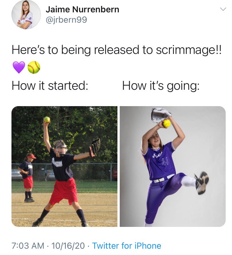 UEAthletics_SB's tweet photo. How it started vs How it’s going #ForTheAces #Rakeville https://t.co/9lTYNbgf2g