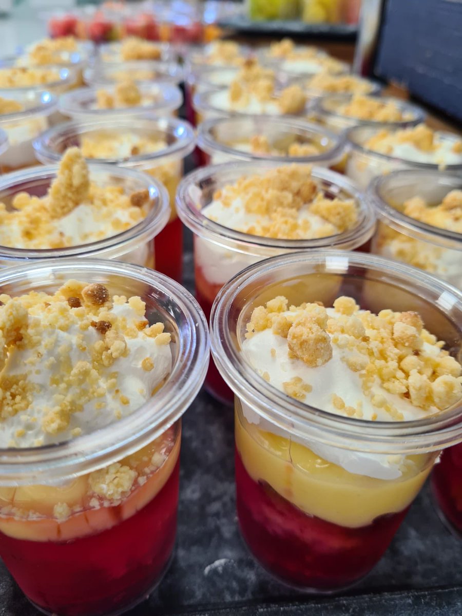 <a href="/Maupogi16/">Mau</a> #Cooking Chefs Special Chicken Katsu and #Vegan Sausage Rolls <a href="/NorthwoodGDST/">Northwood College for Girls</a> alongside Fish &amp; Chips and #Traditional Trifle #whatwedo @Thomas_Franks_  #FridayFeeling