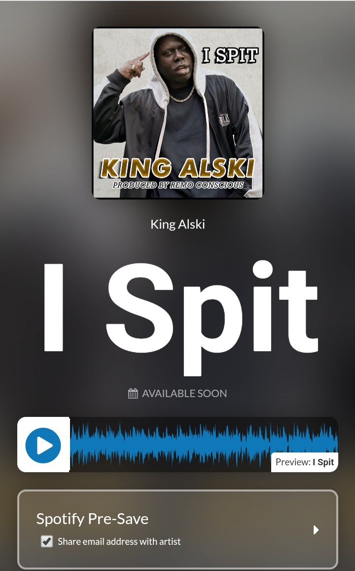 AlskiKing's tweet photo. Available on all platforms including Soundrack by Twitch so you gamers can now play the "I Spit" single by king Alski produced by Remo Conscious.. While play your favorite video game... https://t.co/ZOe9SnFif3