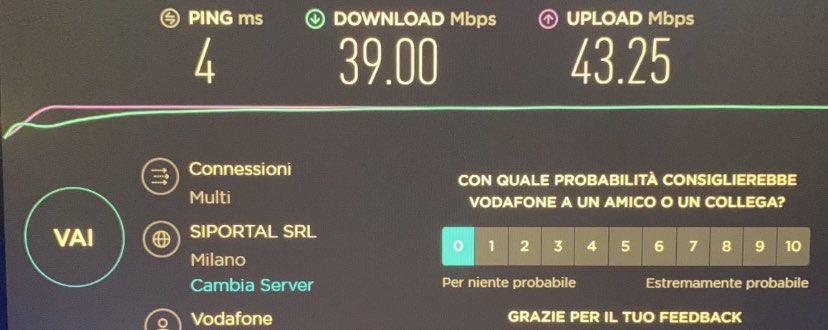 Prishina's tweet photo. Quando inizi felicemente 1 game con i tuoi amici post settimana lavorativa e inizi a pingare a 1480 @VodafoneIT Il bello di pagare 90€ a bolletta, avere  #IperFibraFamily a 1 Gigabit, fare lo #speedtest e vedere che  #disagio #down ah ovviamente riavviare router/pc non è servito https://t.co/m5Olwir1Pk
