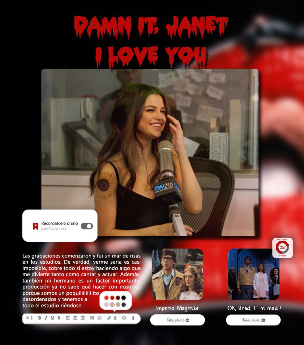 dientebideo's tweet photo. 🎙 — #PictureShowRP ; Hace días las grabaciones iniciaron y soy la más feliz con mi papel. Janet es algo inocente, pero al llegar a la mansión de forma accidental, algo cambia en ella. Este papel explora la sexualidad, el camino hacia racionalidad y destrucción de la ingenuidad. https://t.co/1lPUbXck5B