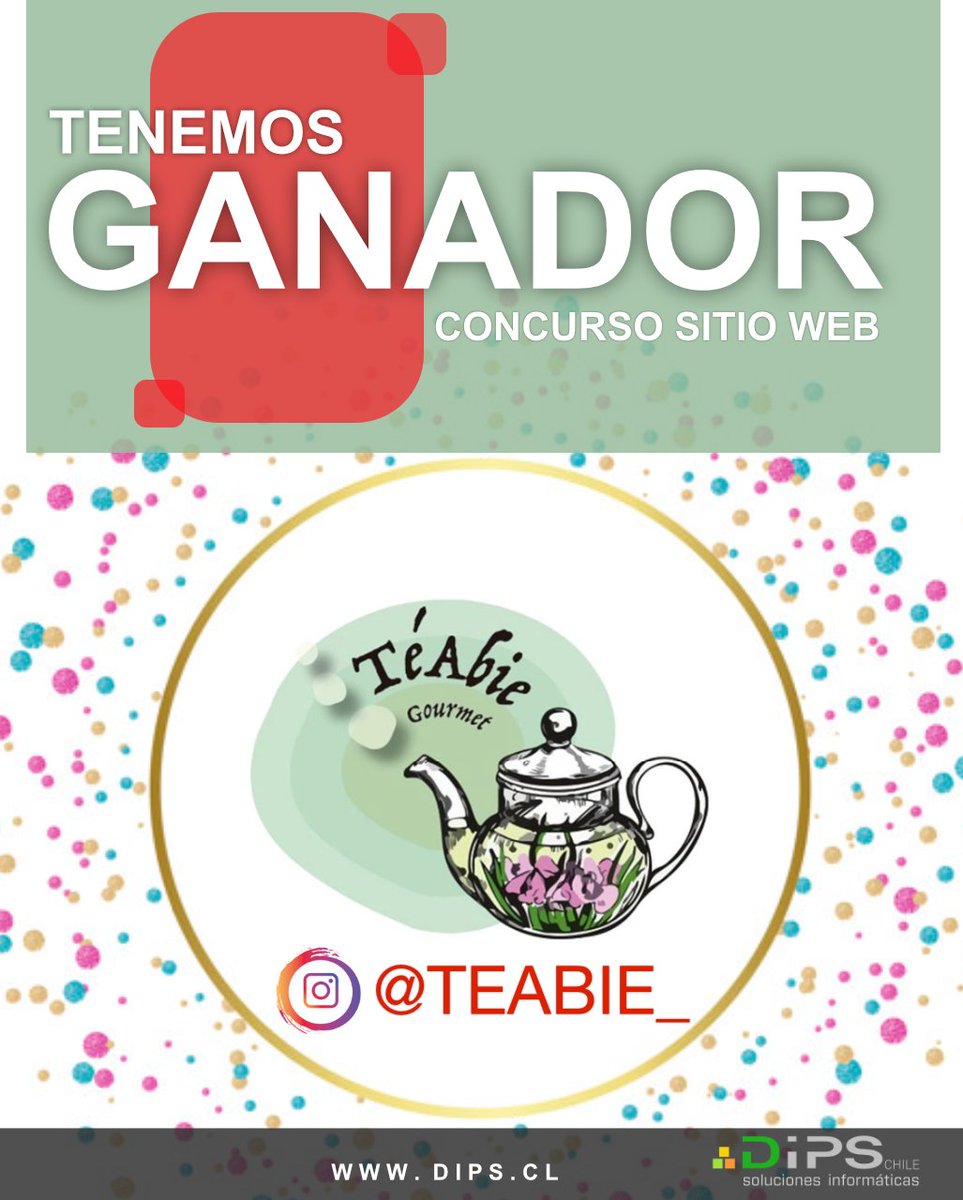 dips_cl's tweet image. 🥳 Muchísimas felicidades al ganador del concurso de instagram @teabie_ quien tendrá el desarrollo de su sitio web totalmente gratis! 🥳

Además felicitamos a @vita.joyas quien ganó un 50% de dcto y a @chapitaschile quien ganó un 25% de dcto en cualquiera de nuestros planes web