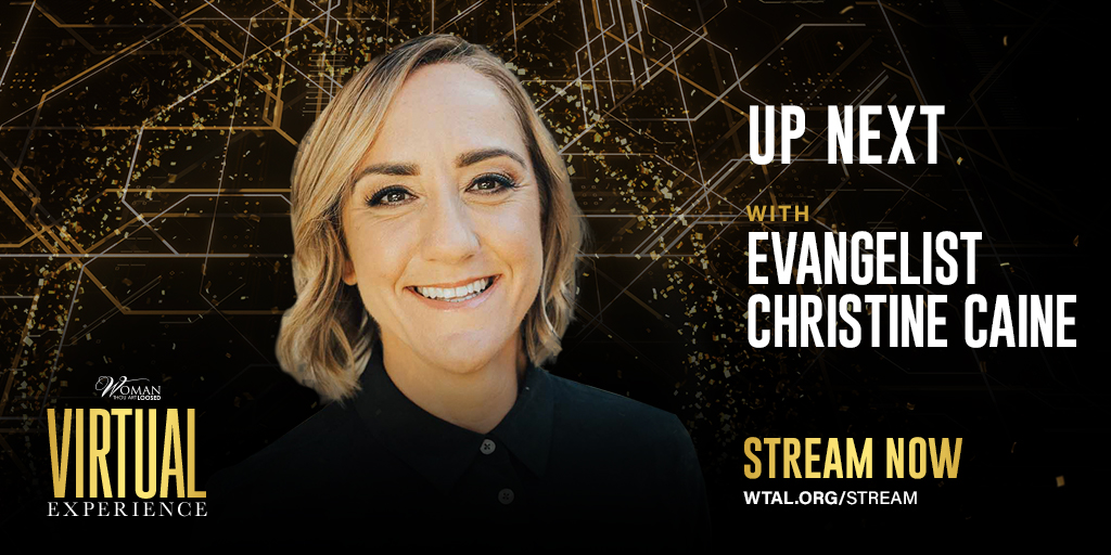 MyWTALConf's tweet photo. If you know anything about Evangelist @ChristineCaine, you know she has a life-altering message from God! Tune in now at https://t.co/HwaWiEeZUR Also, for a limited time, enjoy 10% off her products in our WTAL store by using code WTAL10 at https://t.co/LPaOvnDqYy
#WTAL2020 https://t.co/uR3InsTS6Q