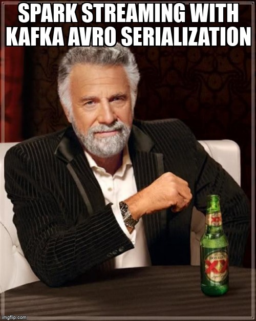 overflow_meme's tweet image. Spark streaming with kafka avro serialization stackoverflow.com/questions/5048… #java #sparkcassandraconnector #apachekafka #sparkstreaming