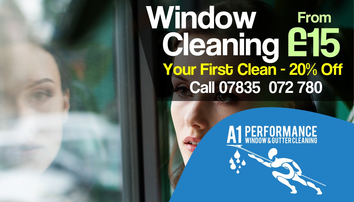 A1PerformanceW1's tweet photo. Take up our current offer - Starting from just £15, get your Windows clean with 20% Off your first clean!

Call  07835  072 780

e: info@a1performancewindowcleaning.co.uk
w: https://t.co/sBQSSHr6AS

#windowcleaning #guttercleaning #windows #windowcleaner #Swindon #Wiltshire https://t.co/3HWaY6CQhb