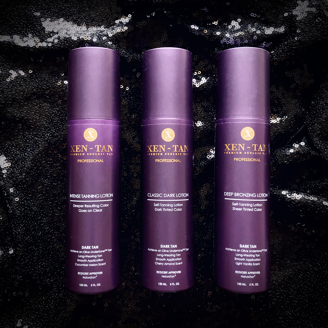 The changing seasons can dry out your skin. Try one of our lotion tanners for a hydrating glow! #xentan #tan #tanning #selftan #sunlesstan #darktan #glowingskin #bronzed #bronzedskin #glow #ClassicDarkLotion #DeepBronzingLotion #IntenseTanningLotion #hydratingtan