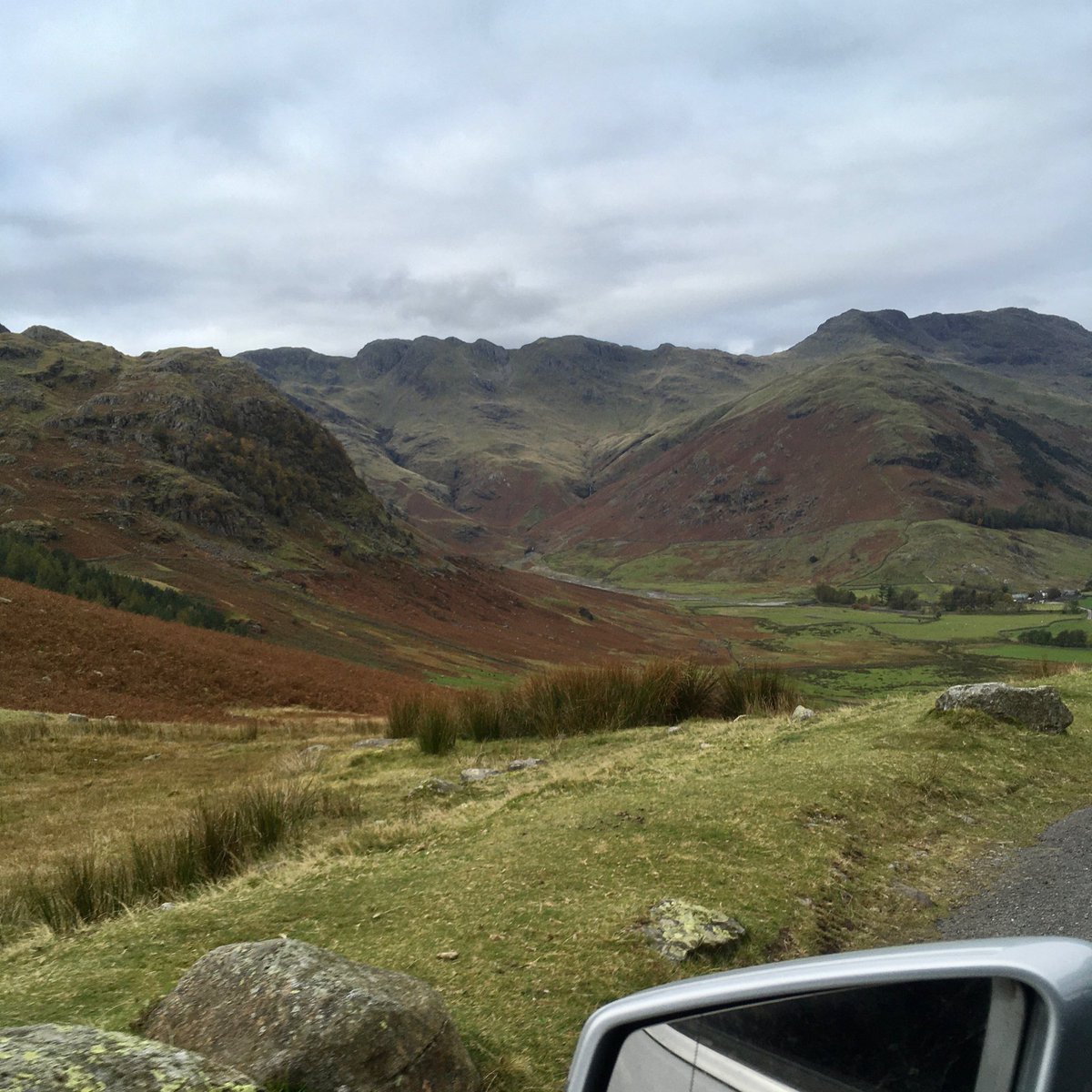 Beautiful (and scary!) drive to Castlerigg Stone circle today followed by a delicious lunch at  #vegan restaurant Kat’s Kitchen in Keswick  as you can see from Avery’s pic, it was VERY cold today! 