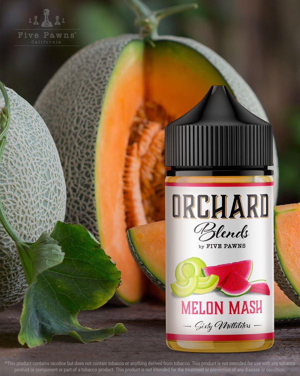 FivePawns's tweet photo. This fantastic mash of melons is like none other, masterfully blended to make this an all day flavor.
.
.
.
#fivepawns #watermelon #melonmash #honeydew #melon #orchardblends #farmfresh #cool #summer #new #savevape #vape #casaa #vta #sfata https://t.co/mxO1DJlo6p