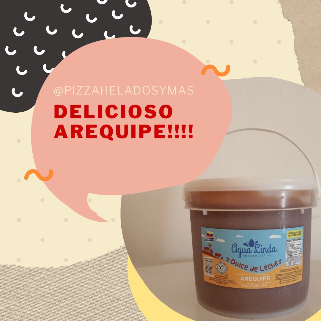 emundara's tweet photo. Delicioso Arequipe ‼️ Ideal para cualquier ocasión ‼️ CONTAMOS CON SERVICIO DELIVERY 🛵💯‼️ Presentación de 5kg‼️ #arequipe #dulcedeleche #postres #dulces #torta #marquesas #galletas #caracas #venezuela #delivery #macaracuay #antojo https://t.co/XFsa45xgqH