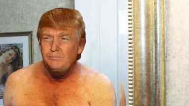 TheOnion's tweet photo. Donald Trump Stares Forlornly At Tiny, Aged Penis In Mirror Before Putting On Clothes, Beginning Day https://t.co/XTG7WHxNiv // @realDonaldTrump https://t.co/OwaCgJKMGo