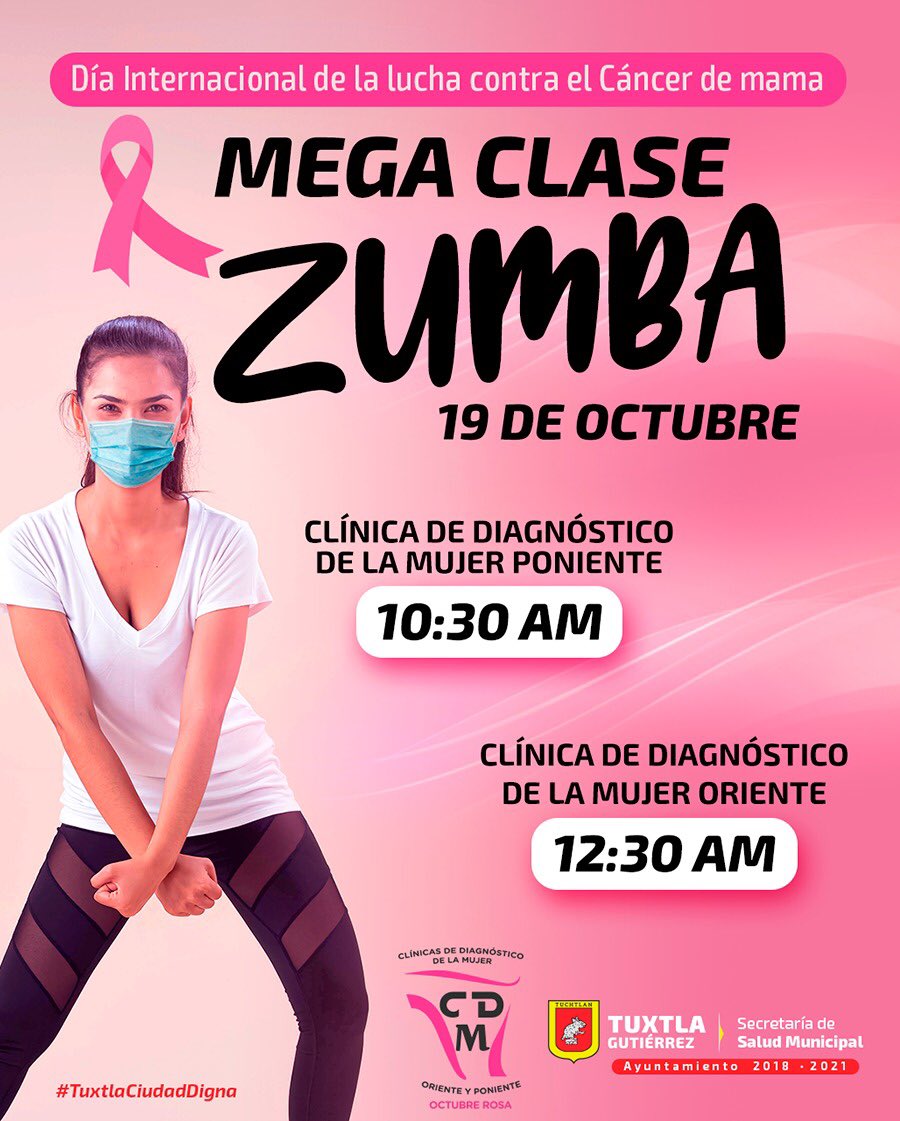 CarlosMoralesV_'s tweet photo. Clínicas de la Mujer Poniente y Oriente conmemoran con diversas actividades y servicios médicos gratuitos el Día Mundial de la Lucha contra el Cáncer de Mama. @TuxtlaCapital https://t.co/wIBC1Fc6RT