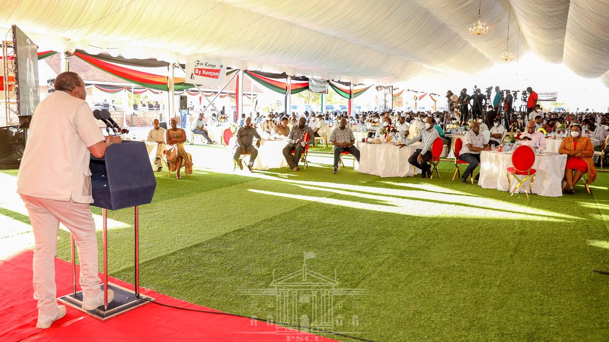President Kenyatta has applauded Kenyan youth working with the multi-agency Government team on various national security projects for their outstanding innovation, commitment and patriotism.
