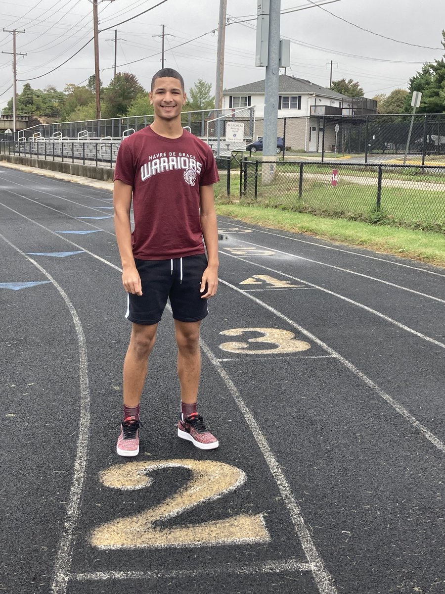 AegisSports's tweet photo. HdG senior Jaylen Day has made his college commitment. See story here https://t.co/65EhaY6slE to see where he's headed. @day_jaylen @WarriorAthletic @HHSWarriorsSec @HdGSeniorClass @havredegrace https://t.co/sa5V0yMQeK