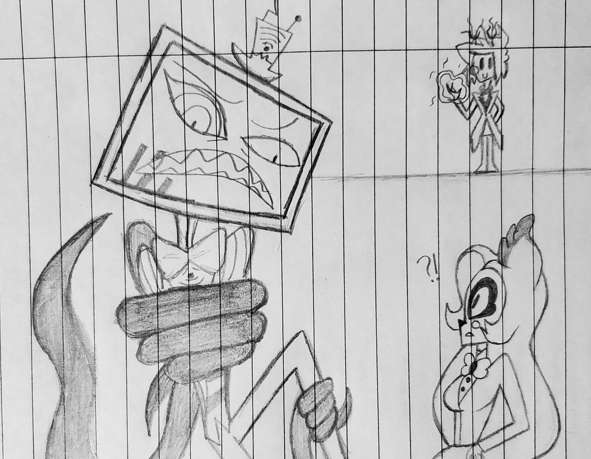 CharlotteMari31's tweet photo. Overprotective Dad Comic Sketch 🧐😵
#HazbinHotel #HazbinHotelFanart #HazbinHotelAlastor #AlastorTheRadioDemon #HazbinHotelVox #Vox #Charlastor #Chalastor #RadioBelle #OverprotectiveDad #Sketch https://t.co/2UDHjhMBOX