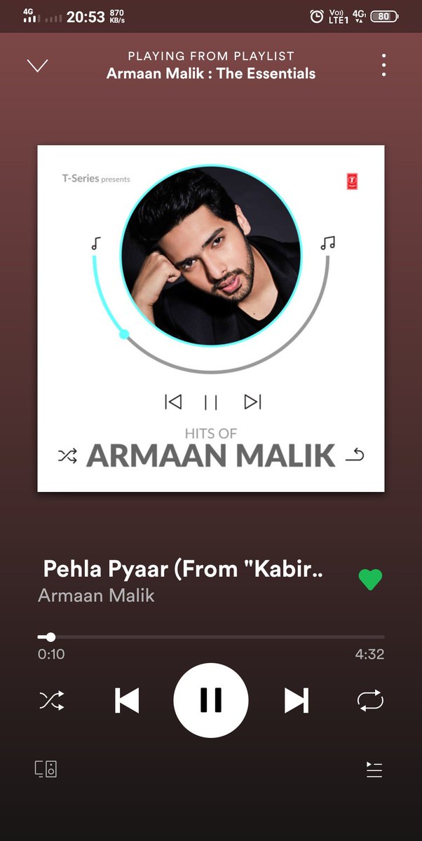 8Pehla pyaarMere sath sath ptani kitno ka pehla pyaar  @ArmaanMalik22 Hi h  #ArmaanMalikTheEssentials