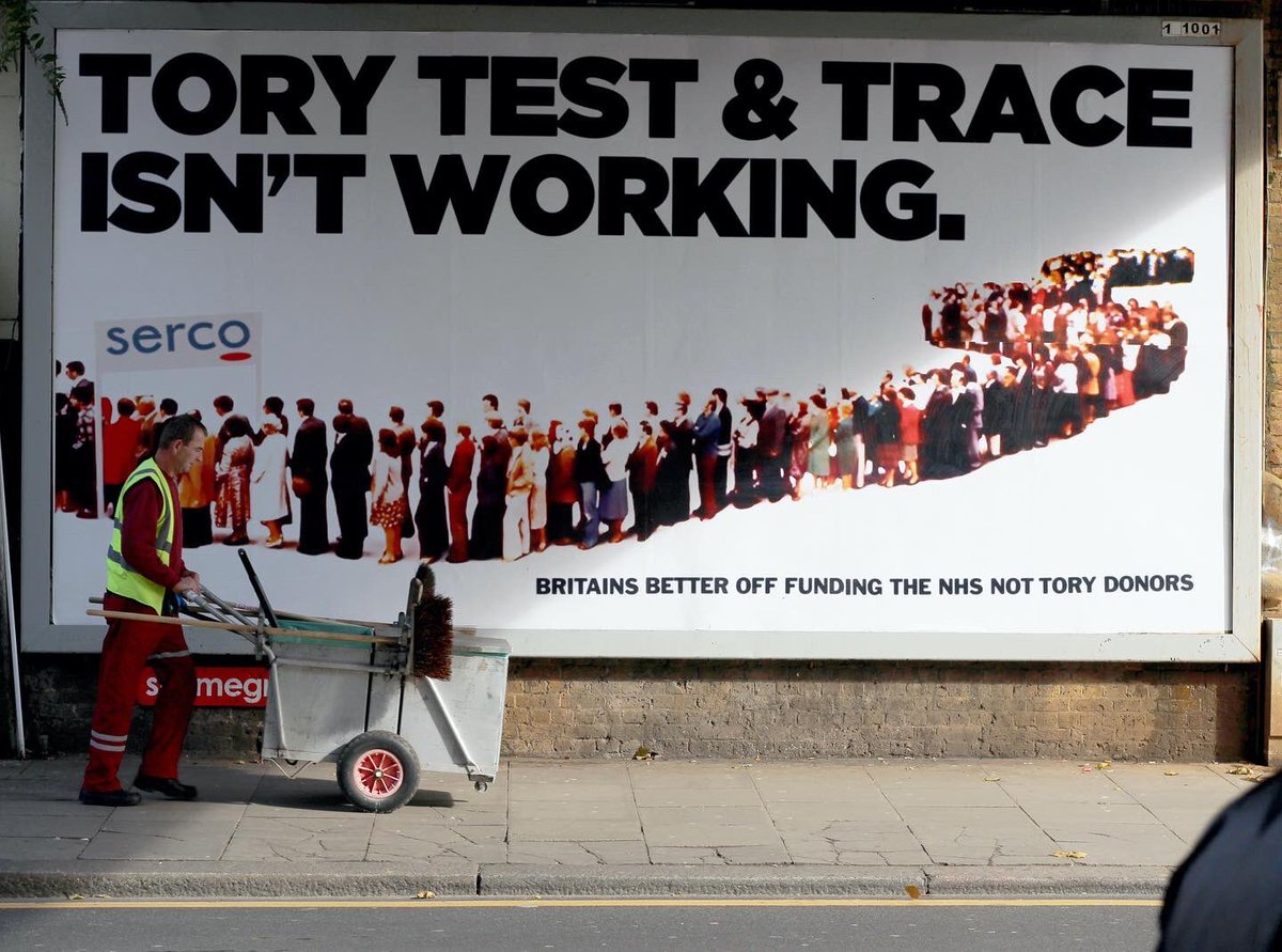 dr.d. a.k.a. Subvertiser STREET ARTIST (@subvertiser) on Twitter photo Serco & BCG putting the Con in to Consultant Paid £7k a day while a nurse earns £24k p/a Britain’s better off funding the NHS not Tory donors #adtakeover #testandtrace #covid_19 #covid #billboard #saatchiandsaatchi #remix #pasteup <a href="/vicenews/">VICE News</a> <a href="/foxnews/">Fox News</a> <a href="/bbcnews/">BBC News (UK)</a> <a href="/guardian/">The Guardian</a> <a href="/buzzfeed/">BuzzFeed</a> Serco & BCG putting the Con in to Consultant Paid £7k a day while a nurse earns £24k p/a Britain’s better off funding the NHS not Tory donors #adtakeover #testandtrace #covid_19 #covid #billboard #saatchiandsaatchi #remix #pasteup <a href="/vicenews/">VICE News</a> <a href="/foxnews/">Fox News</a> <a href="/bbcnews/">BBC News (UK)</a> <a href="/guardian/">The Guardian</a> <a href="/buzzfeed/">BuzzFeed</a>