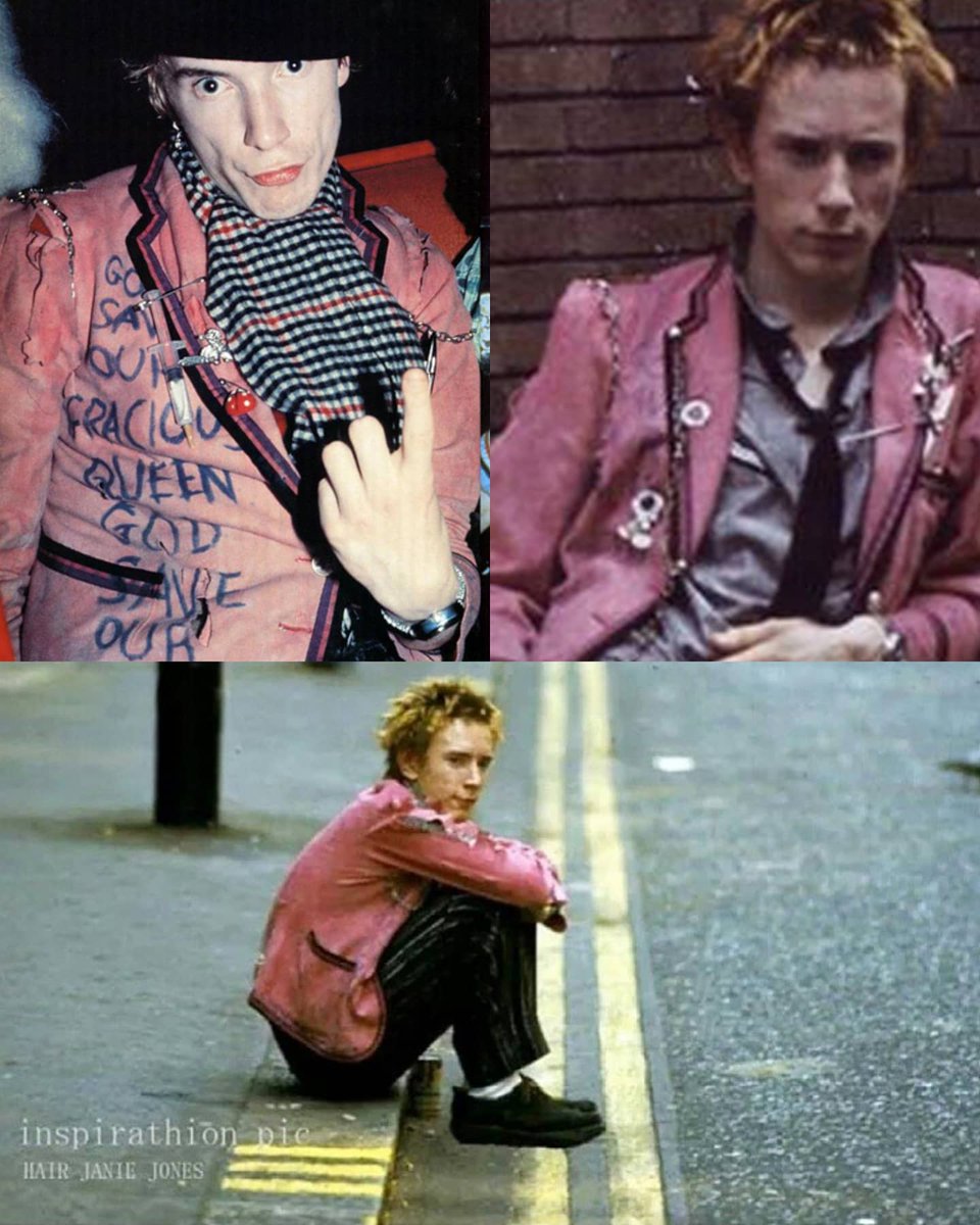 Twitter 上的 Hair Janie Jones 今日カットでご来店いただいたｓくんが着て来られたジャケットがやばい ヴィヴィアンだ 憧れのジョニーロットンがanarchy In The ｕ Kで着てたものではないかー うわ 1976年 イギリスでsex Pistolsがテレビに初出演してこの曲を