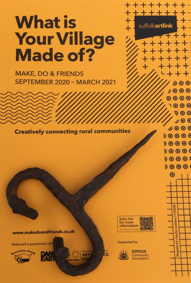 Suffolk_Artlink's tweet photo. Just spent a lovely morning with Caitlin, Lewis and Freddie in #Laxfield #MakeDoandFriends #LaxfieldMuseum with residents casting the contents of their garden sheds ... including clay pipes, iron keys and false teeth. https://t.co/xpgKaPboCl