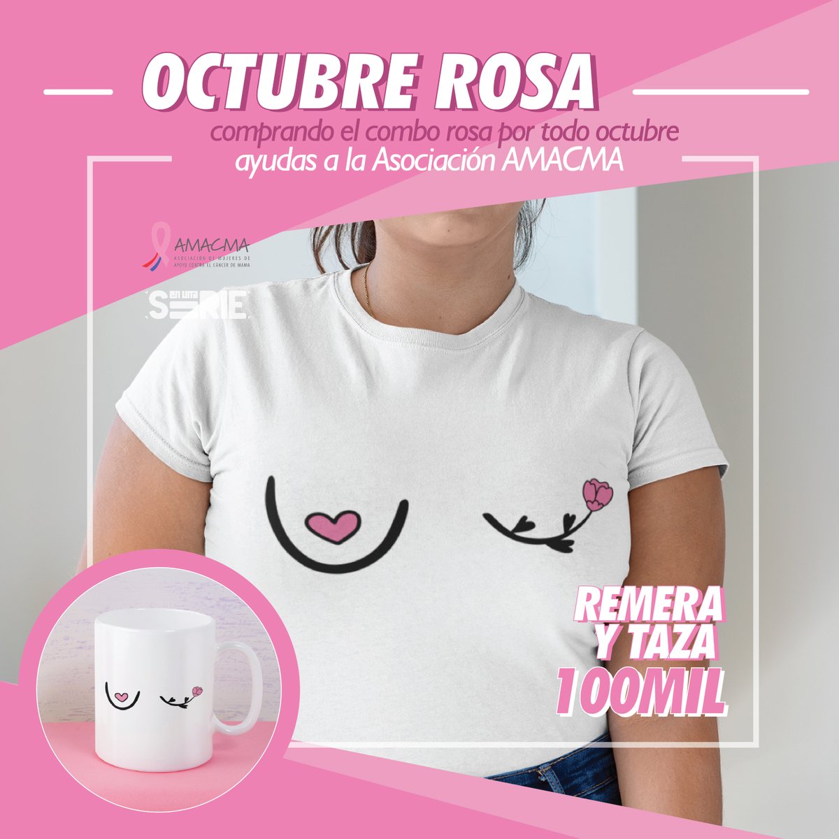 tiendakudo's tweet photo. Este año nos toca vivirlo de forma personal y queremos genuinamente acompañar a todas las mujeres valientes que luchan contra el cáncer de mamas 🎀💪
.
Nos unimos a #AMACMA y lanzamos el #ComboRosa para ayudar a recaudar fondos y así fortalecer servicios médicos y de contención💕 https://t.co/1xZPdA4V8D