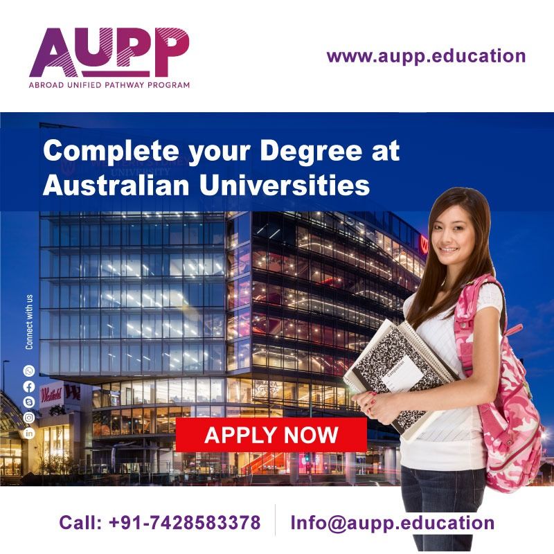aupp_education's tweet photo. Restriction in movement should not stop your learning. India’s best #pathwayprogram is here to save your time this year. #AUPP brings #IT_courses which can be started in your home country and completed in #Australia.
Call Now - +91- 7428583378
Website - https://t.co/SCNkgARSuN https://t.co/8X9PTE5stw