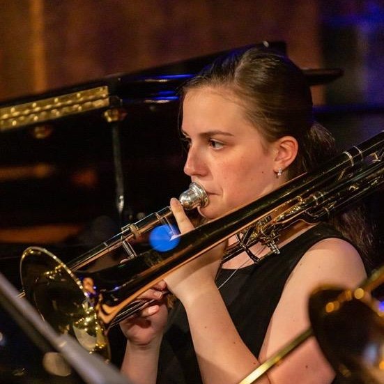 This Friday's Feature:

Katie Snyder - Landsdale, PA
BS Music Ed; minor, Spanish

Ensembles:
UD Symphonic Band
UD Jazz Ensemble I
UD Trombone Choir

Highlights:
PA All-State Band
UofArts/Philly Pops All-⭐️ Jazz
Pres. &amp; Music Capt. of North Penn Marching Knights