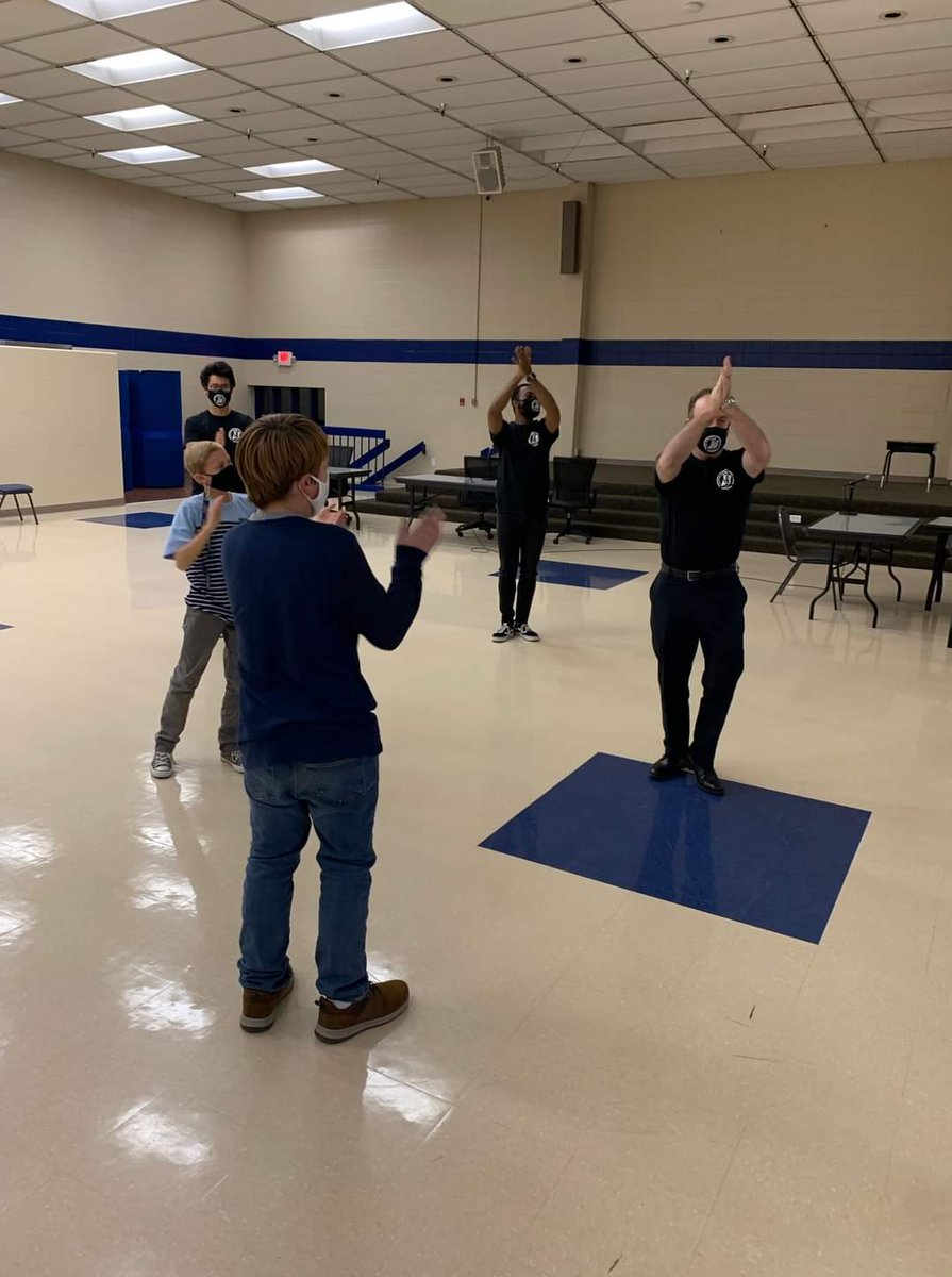 WCPSCommanders's tweet photo. 🎭 DRAMA | WCGT Drama 6th &amp; 7th grade students recently participated in a drama workshop conducted by @kyshakespeare! Students learned history about Shakespeare, his types of plays, how &amp; where they performed &amp; types of dances from the Renaissance Period. 

#WCGT 
#WCPride https://t.co/CWXbxHTkww