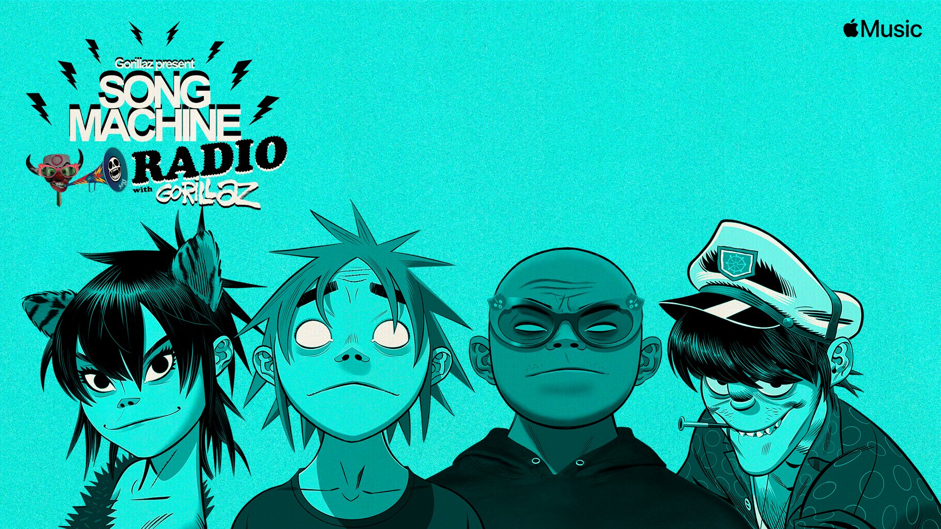 Группа gorillaz альбомы. Гориллаз 2022. Группа Gorillaz 2d. Группа Gorillaz имена. Gorillaz обои на рабочий стол 1920х1080.