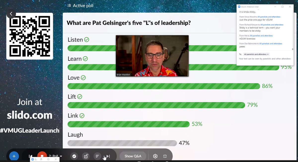virtualjuliana's tweet photo. Having too much fun with the trivia timeee @MyVMUG #leaderlaunch #vGUM https://t.co/xzNeFZyXcf