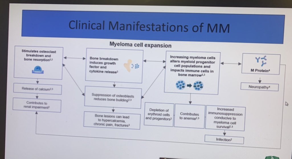 Clinical Pearl of the Day for my Twitter friends from Lankenau Grand Rounds with <a href="/Phari/">Phari</a> on Muliple Myeloma <a href="/EricStarFox/">Eric Fox</a> <a href="/RosovskyRachel/">Rachel Rosovsky</a> @connors_md @tomoliveronc <a href="/AmyLaurenCohen1/">Amy L Cohen DO</a> <a href="/LiannAbuSalman/">Liann Abu Salman</a> <a href="/MoEliliwi/">Mouhanned (Moe) Eliliwi MD</a> <a href="/eliefares/">Elie Fares</a> <a href="/MelissaRubin17/">Melissa Rubin</a>