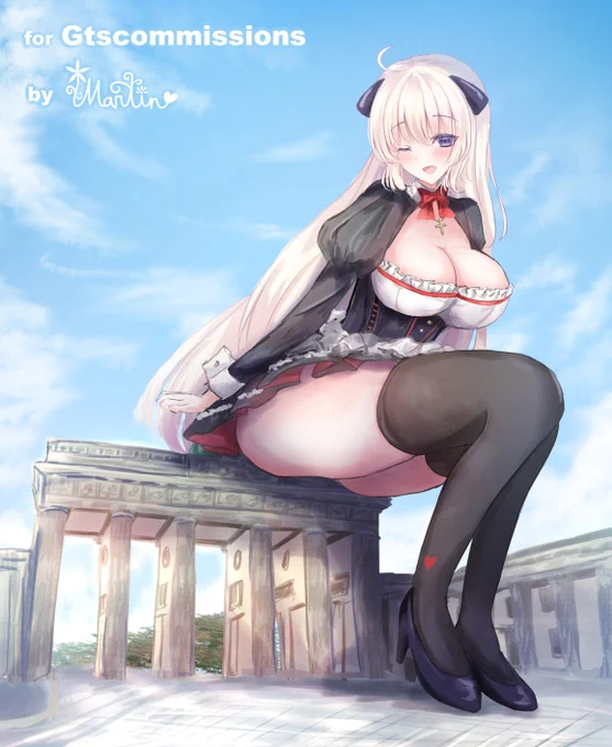 「巨大娘G3ちゃん パティシエスキン」
Commission! Thank you!
#ドルフロ 
#GirlsFrontline 