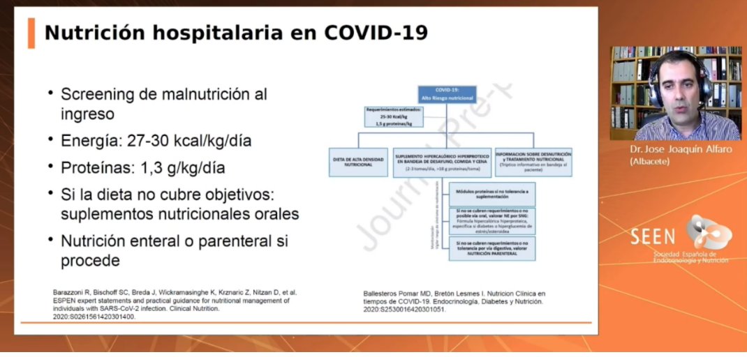 María Ballesteros (@mdballesteros) on Twitter photo La #COVID19 tiene repercusiones nutricionales que es imprescindible valorar y tratar. La #desnutricion aumenta susceptibilidad a formas más severas , Dr. Alfaro en #SEEN2020 Desde <a href="/sociedadSEEN/">Sociedad SEEN</a> fuimos pioneros en la estrategia de tratamiento médico nutricional #embajadorSEEN La #COVID19 tiene repercusiones nutricionales que es imprescindible valorar y tratar. La #desnutricion aumenta susceptibilidad a formas más severas , Dr. Alfaro en #SEEN2020 Desde <a href="/sociedadSEEN/">Sociedad SEEN</a> fuimos pioneros en la estrategia de tratamiento médico nutricional #embajadorSEEN