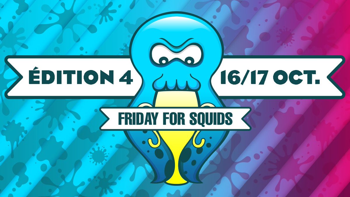 FridayForSquid's tweet photo. #FFS4 H - 1 !
30 équipes.
3 tiers.
3 champions.
Préparez-vous pour 2 soirées de folie sur #Splatoon2 🔥
▶️ https://t.co/AL5jyJg55O https://t.co/JYQ7DBQyly