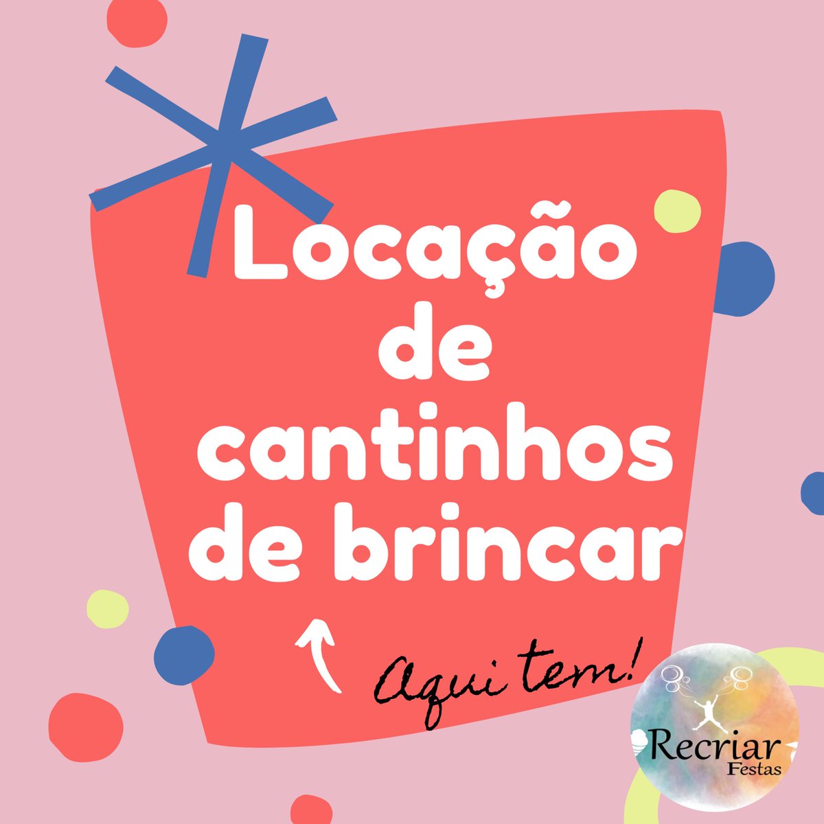 RecriarFestas's tweet photo. Você já pensou em ter um dos nosso cantinhos de brincar aí na sua casa?

Então tá esperando o que pra locar o seu?
O valores são bem baixinhos, a partir de R$226 por mês! 

Corre no nosso site e aproveite!
https://t.co/BQIAjVoSf6 https://t.co/8X1arGfVFM