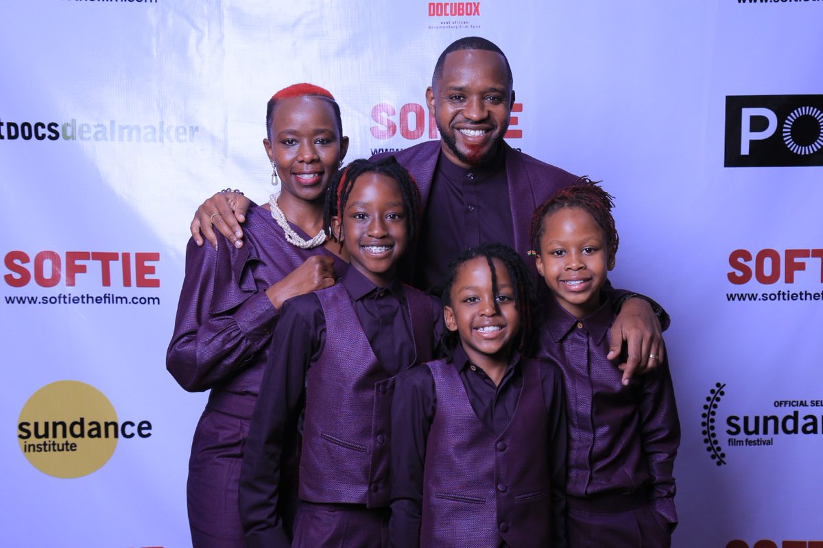 softiethefilm's tweet photo. Beautiful family♥️

Show some love to @bonifacemwangi @njerikan Nate, Naila and Jabu♥️♥️♥️🇰🇪

Softie premieres in Kenyan theatres tonight🎥👉 https://t.co/6hRIFzgUVP

#SoftieTheFilm https://t.co/vSBaj1Dcls
