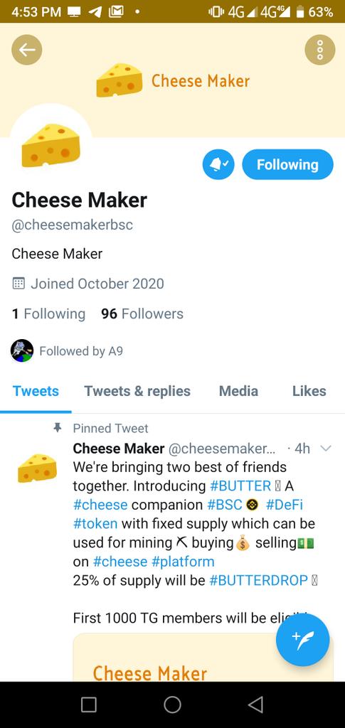 @cheesemakerbsc #Butterdrop
Joined the TG group