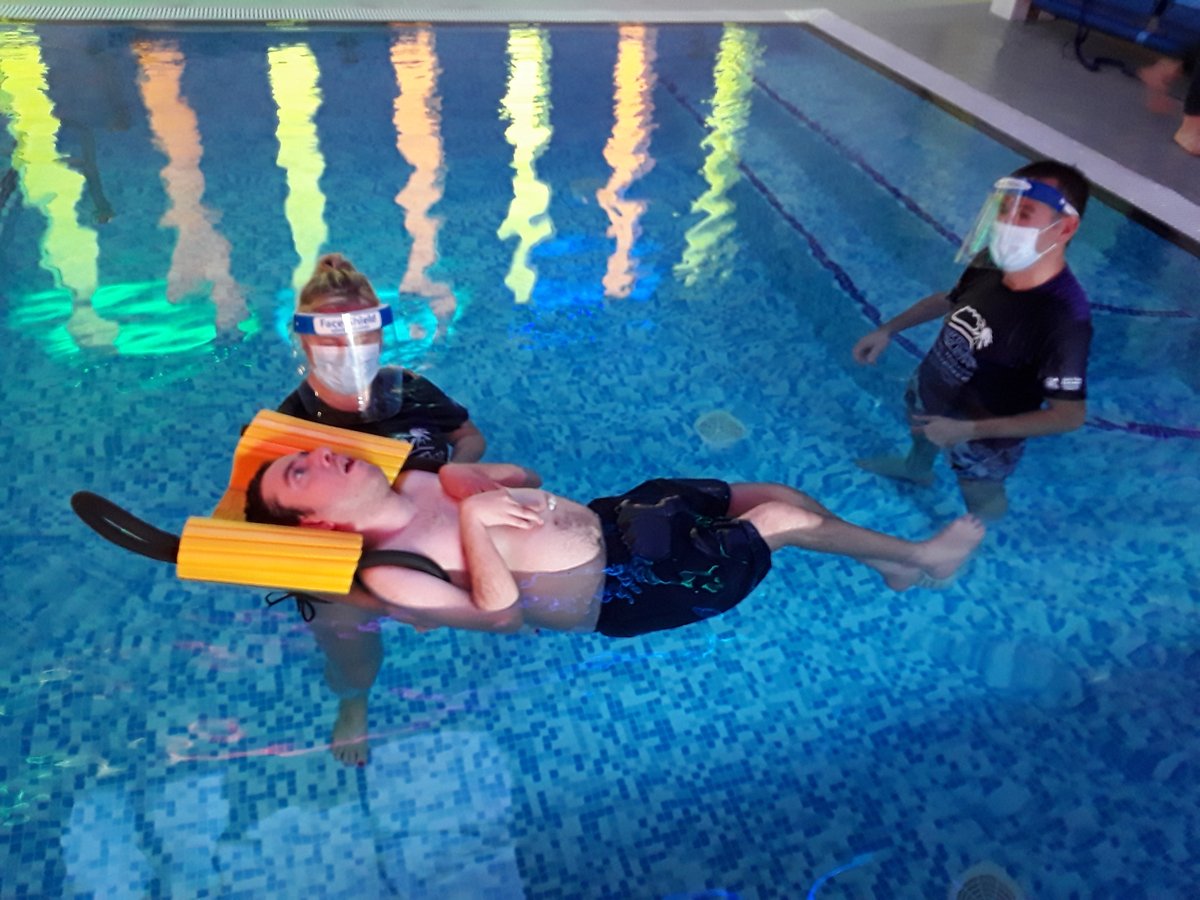 naomiandjacks's tweet photo. This week marked something truly special. We safely ventured back into the Naomi House &amp; Jacksplace hydrotherapy pool after 7 months of closure. It was a remarkable experience for the young service users from Jacksplace ❤️ https://t.co/2TKu6QDAKg
