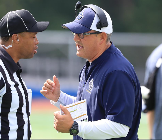 JCUFootball's tweet photo. We heard today was #NationalBossDay so we'd like to take this opportunity to wish a Happy National Boss Day to our boss, the big whistle @RickFinotti !! Thanks for all you do!! https://t.co/OUyupUOZel