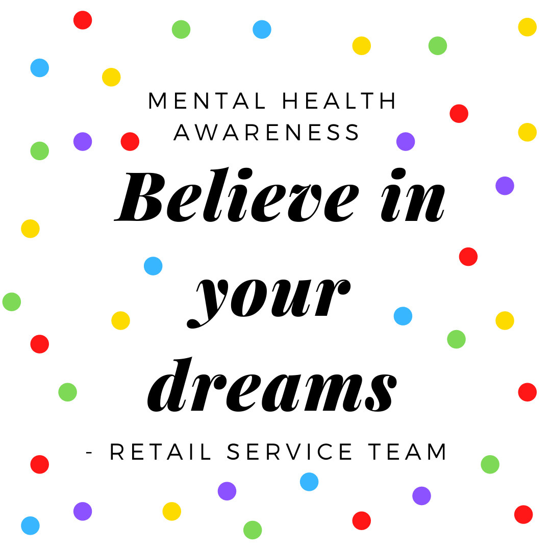 HumberRetail's tweet photo. Dreams are important and so are you! Share this post to remind those you love to believe in their dreams too. #MentalHealthAwareness #HumberCollege #HumberHawks #DiningPlanOffice #RetailServicesHumber https://t.co/wknKRQ3epD