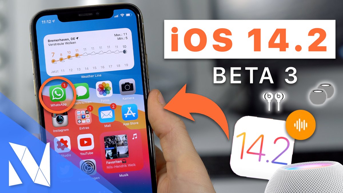 NilsHendrikWelk's tweet image. Mit etwas Verspätung kommt nun mein Video zu iOS 14.2 Beta 3 mit ein paar Änderungen und Bug Fixes📱😊 Welche das genau sind, erfahrt ihr im Video. Schaut gerne vorbei &amp;amp; lasst ne Bewertung da😅💪✌🏼 #iOS142Beta3
--&amp;gt; youtu.be/ZaEMx-Ltzx0