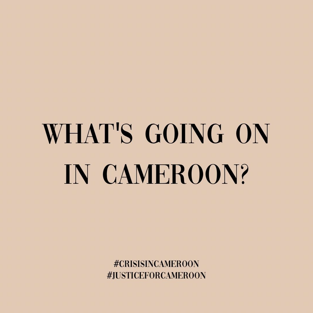 baeayuk_'s tweet photo. Cameroon has been in the midst of a humanitarian crisis for nearly 4+ years. It’s time to get proper #justiceforcameroon and end the #AnglophoneCrisis https://t.co/0GbtUxG2oN