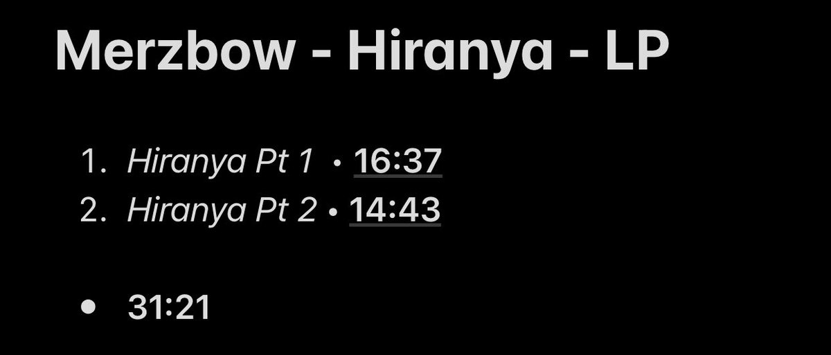 54/108: Hiranya - LPAs the last one, this Merzbow project mix Harsh Noise and furious drums. Pretty alright I guess.