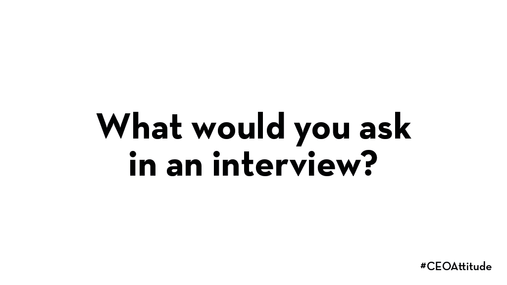 CEOfor1Month's tweet image. Youโve come to an end of an interview when the person in front of you asks you that all-important  question. How do you respond? Weโre curious โ let us know by leaving a comment! #InterviewHacks